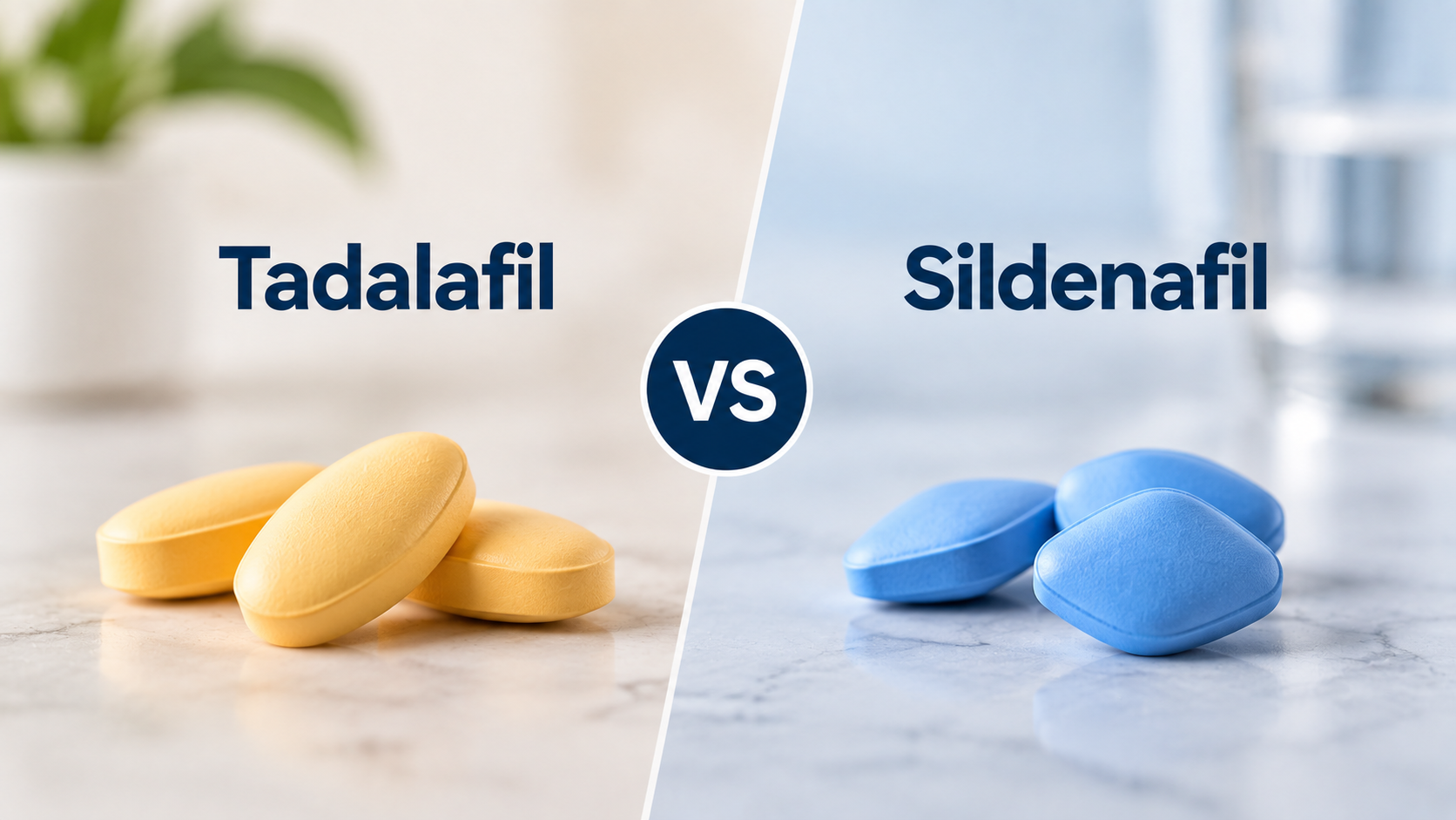 Tadalafil vs Sildenafil: How the Two ED Treatments Differ