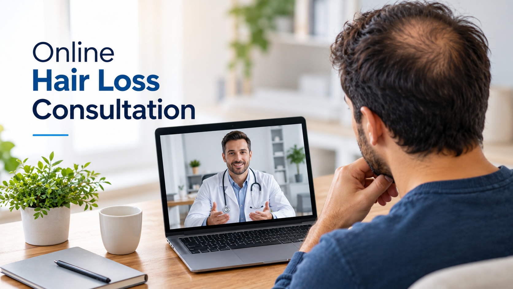 What to Expect From an Online Hair-Loss Consultation